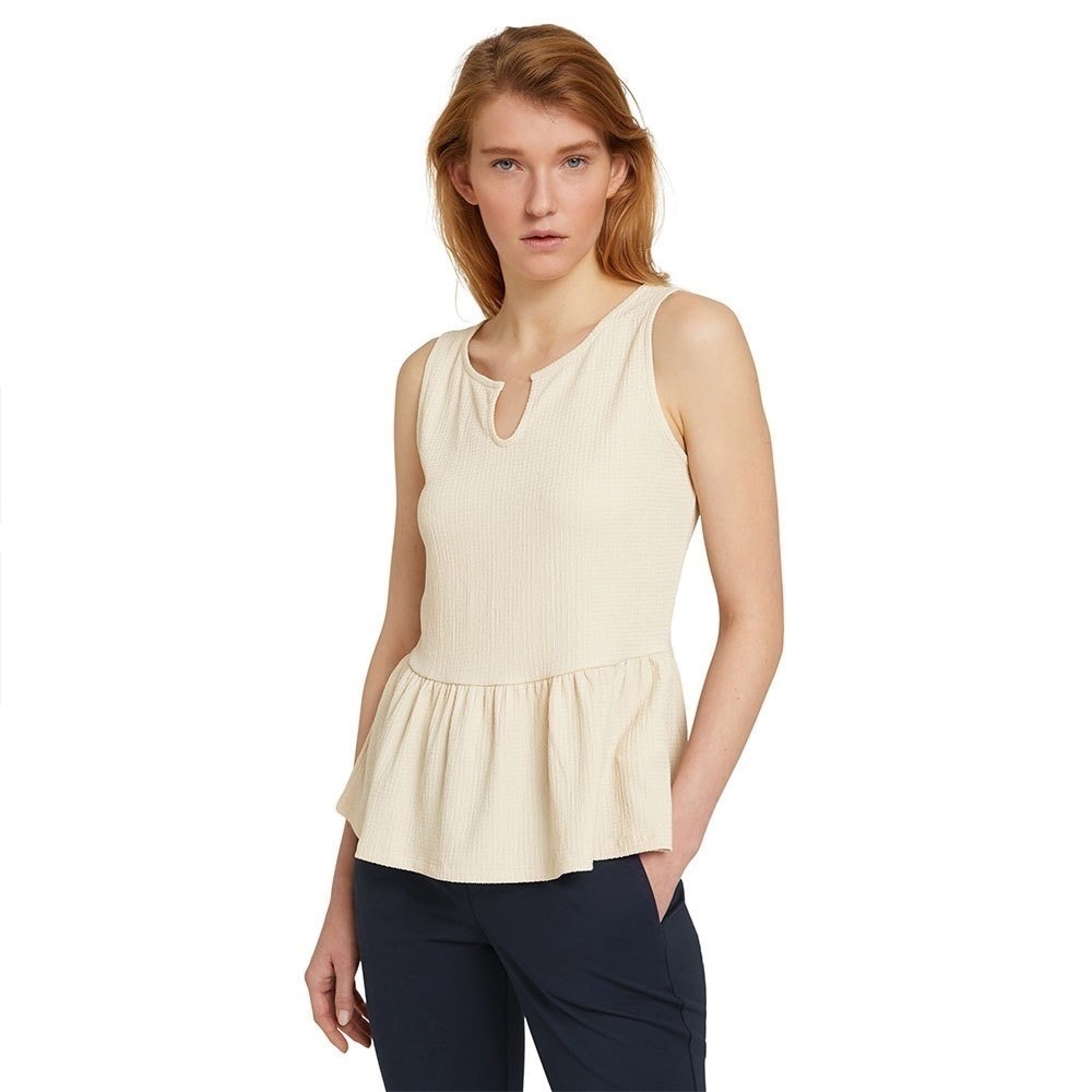 Tom Tailor Structured Peplum Short Sleeve T-Shirt
NWT